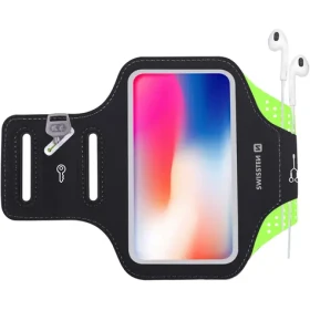 SWISSTEN ARMBAG CASE pouzdro pro 6 černá / Obvod paže: až 38cm (32903200)