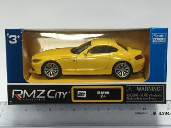 BMW Z4 žlutá - RMZ City 1/43 cca 10cm (L8-a4)