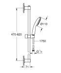 GROHE - Vitalio Start Set sprchové hlavice, tyče a hadice, chrom 27942001