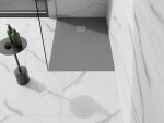 MEXEN - Stone+ sprchová vanička obdélníková 120x80, šedý beton 44618012
