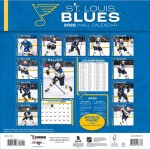 JF Turner Kalendář St. Louis Blues NHL 2026 Wall Calendar