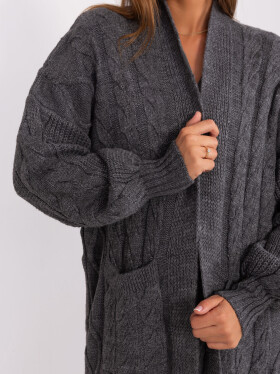 Cardigan BA SW 8032 1.06P tmavě šedá jedna velikost