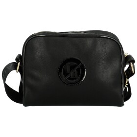 Trendy dámská koženková crossbody kabelka LB Vilja, černá