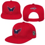 Outerstuff Dětská Kšiltovka Washington Capitals Logo Flatbrim Snapback