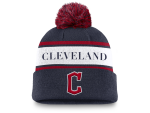Nike Pánská zimní čepice Cleveland Guardians MLB Peak Standard Cuff Pom Beanie