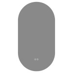 CERANO - Koupelnové LED zrcadlo Luno - 40x80 CER-8050BD79942