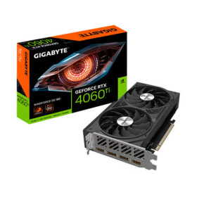 GIGABYTE RTX 4060 Ti WINDFORCE OC 16G / 2310 - 2565 MHz / 16GB GDDR6 / 128-bit / 2x HDMI + 2x DP / (8) (GV-N406TWF2OC-16GD)