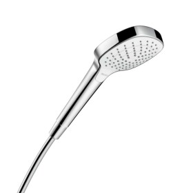 HANSGROHE - Croma Select E Sprchová hlavice Vario, 3 proudy, EcoSmart 9l/min, bílá/chrom 26813400
