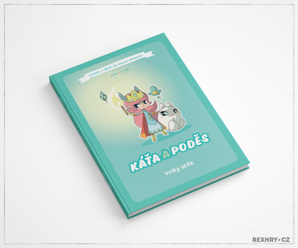 Komiks, němž jsi malou hrdinkou: Káťa poděs Velký útěk (gamebook)