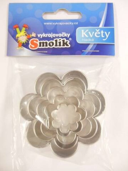 Dortisimo Sada vykrajovátek Květy hladké (5 ks)