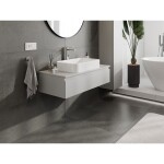MEXEN/S - Orio koupelnová skříňka pod umyvadlo 100 cm s deskou, 1 šuplík, šedá mat 91A10-10023-1-BFC62