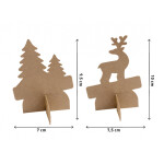 Dekorativní popisovače PILOT Pintor F, sada 4ks + vánoční jmenovky 12ks