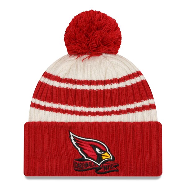 New Era Pánská zimní čepice Arizona Cardinals NFL Official 2022 Sideline Sport Knit