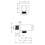 MEXEN/S - Uno DR33 sprchová sestava podomítková, chrom 71435DR33-00