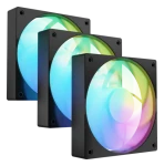 Fury SAI S12 ARGB PWM černá 3 ks / Ventilátor / 120 mm / ARGB / PWM (NGF-2412)