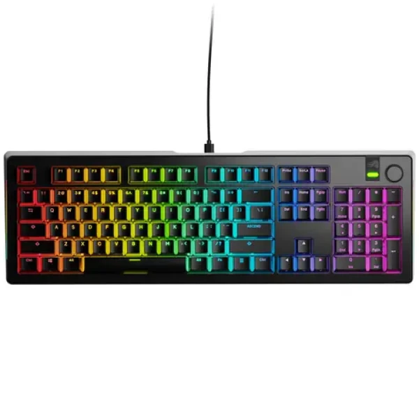 Glorious GMMK 3 Pro 100 % - Fox Linear ANSI černá / herní 100% / USB-C / ANSI (US) layout / Fox Linear / RGB / 1.4m (GLO-KB-GMMK3-PRO-100-PB-FOX-W-BLK-US)