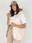 Dámská prošívaná vesta COLINE bílá FashionStreet TY4114 M