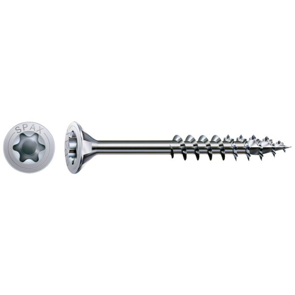 SPAX SPAX Seko-T-Tg 191010501003 šroub do dřeva 5 mm 100 mm Torx, vnitřní korunka šestihranná ocel galvanizováno zinkem 100 ks