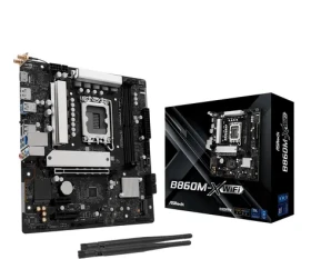 ASRock B860M-X WiFi / B860 / LGA 1851 / 2x DDR5 / PCIEx 16 / 2.5GLAN / Wi-Fi / mATX (90-MXBRY-A0UAYZ)