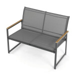 Zahradní sestava, síťovina, šedá, AZS-S1212 GREY