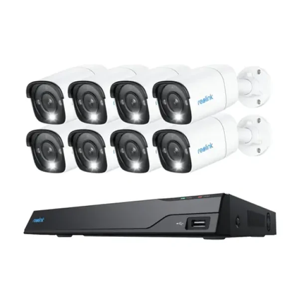 Reolink NVS16-12MB8 - RLK16-1200B8 / kamerový set / 8x Kamera / 4512 x 2512 / IP67 / HDMI VGA / PoE (6975253986743)
