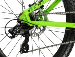 Dětské kolo Kross DUST JR 1.0 DSC 24", model 2026, barva zelená/zelená/lesk