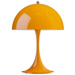 Louis Poulsen Přenosná lampa Panthella 250 Opaque Orange, oranžová barva, plast