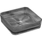 MEXEN - Nira skleněné umyvadlo na desku 39 x 39, černá 24203970