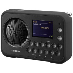 Sangean DPR-76BT kapesní rádio DAB+, FM AUX, Bluetooth zámek klávesnice šedá