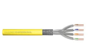 Digitus Cat.7A / Instalační kabel / S/FTP / 1000 m / AWG 22/1 / žlutý (DK-1743-A-VH-10)
