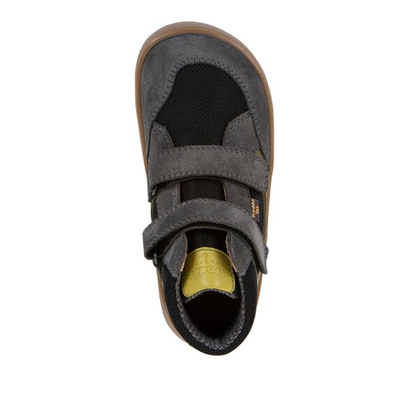 Dětské celoroční kotníkové barefoot boty UP HILL TEX GREY/BLACK Froddo G3110281-3 - 25