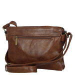 Praktická dámská crossbody kabelka Mirna, tmavě hnědá