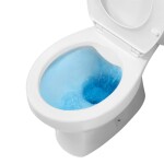 Mereo WC kombi, RIMLESS, spodní odpad s armaturou VSD98