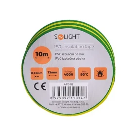 EMOS Izolační páska PVC 15mm / 10m zelenožlutá F61515