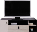 TV stolek Planet PL10 Barva korpusu: Černá/Dub/Béžová