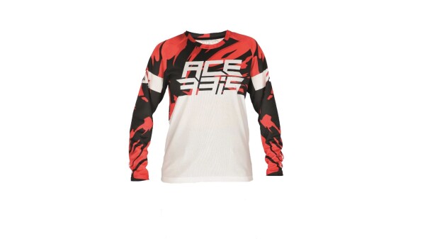 Dres Acerbis J-Kid Four bílá/červená vel. M bílá/červená M