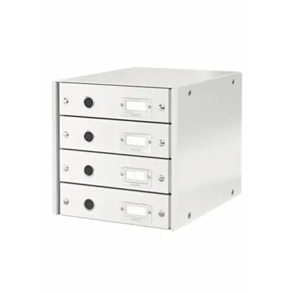 Leitz ClickStore WOW (4 zásuvky) Zásuvkový box bílá (60490001)