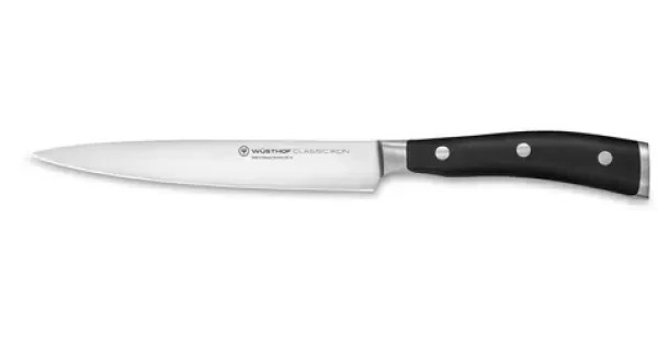 WÜSTHOF Nůž na šunku CLASSIC IKON 16 cm / Nerezová ocel 58 HRC / Kovaná čepel / Nýtovaná rukojeť (1030330716)