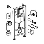 GROHE - Rapid SL Předstěnová instalace pro závěsné WC, tlačítko Nova Cosmopolitan, chrom 38860000