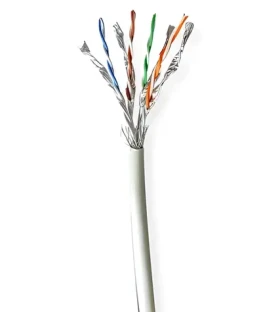 Nedis CAT7 100 m šedá / Instalační kabel / S/FTP / Cu / LSZH / Box (CCBG8548GY100S)