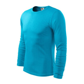 Malfini Fit-T LS M MLI-11944 tyrkysové tričko 2XL