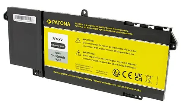 PATONA baterie pro ntb DELL Latitude 5320/7320/7420/7520 3400mAh / Li-Pol / 15,2V / 7FMXV (PT2929)