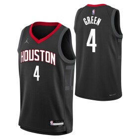 Dětský dres Houston Rockets NBA Jalen Green #4 Jordan Swingman Černá (YOUTH)