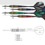 Šipky Harrows Vivid Steeltip HS-TNK-000013773 23 gR