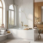 REA - Paravan vanový Travis Gold Brush 80 REA-W0551