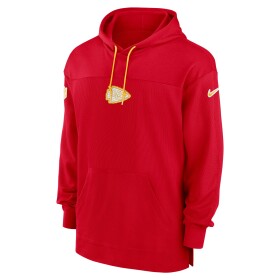Nike Pánská mikina Kansas City Chiefs NFL 2024 On-Field Sideline Jersey Hoodie Velikost: 2XL