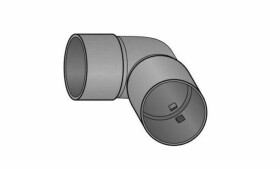 MIDAS Strabusil Koleno 200 - 90° oblouk