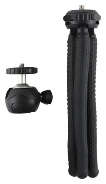 Puluz PU435 Mini Octopus / Stativ / ohebné nohy / kulová hlava 360° / závit 1/4" / do 2 kg (PU435)