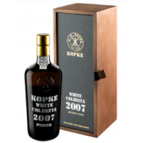 Kopke Colheita White 2007 Porto 0,75L - Dřevěné dárkové balení