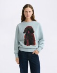 Thinking MU Pet Portrait Blue Bonnie Sweatshirt BLUE L